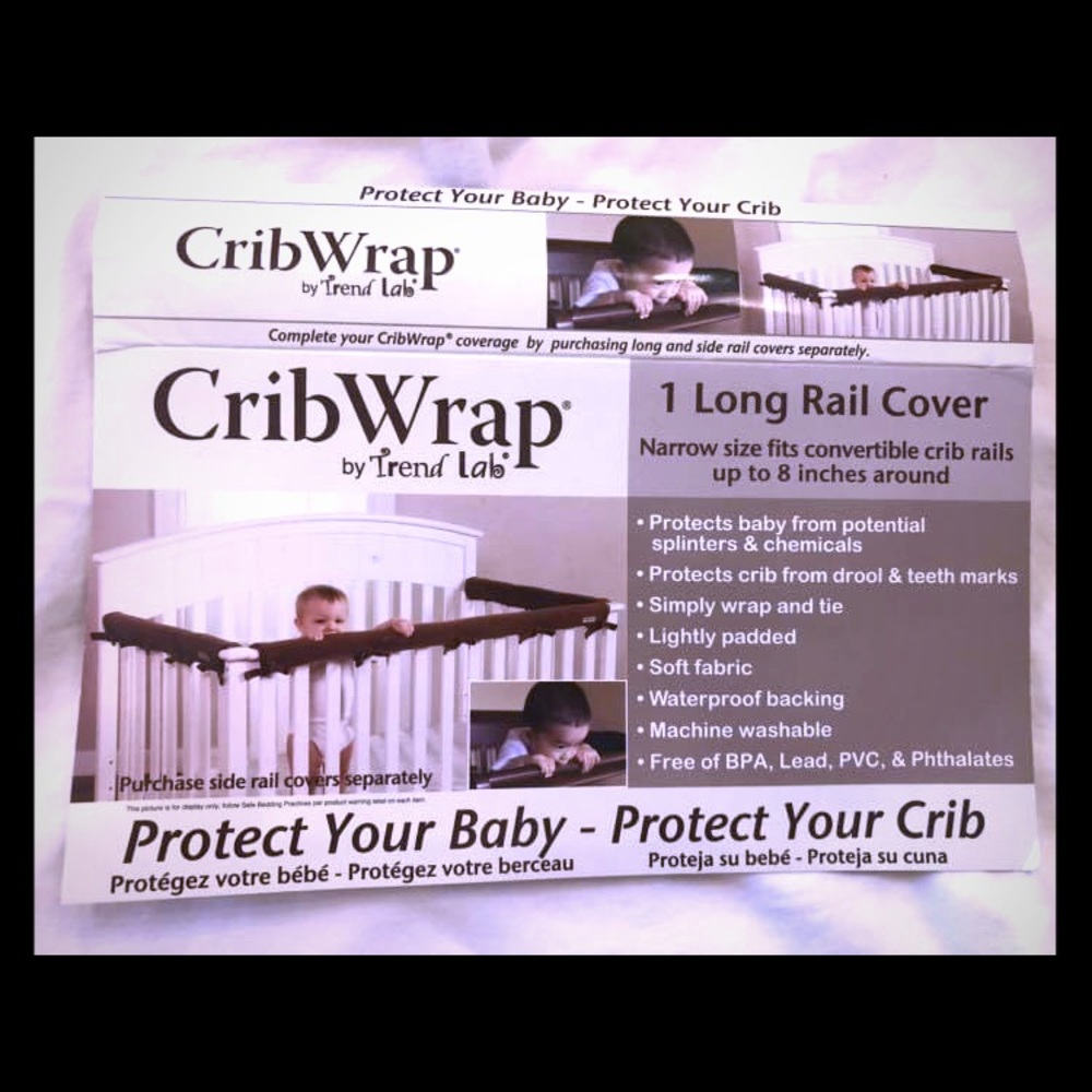 NEW & Never used-Trend Lab crib rail protector